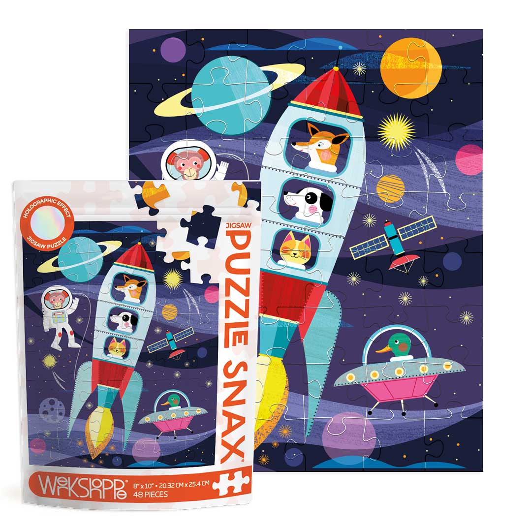 Space Explorers 48 Pc Puzzle Snax