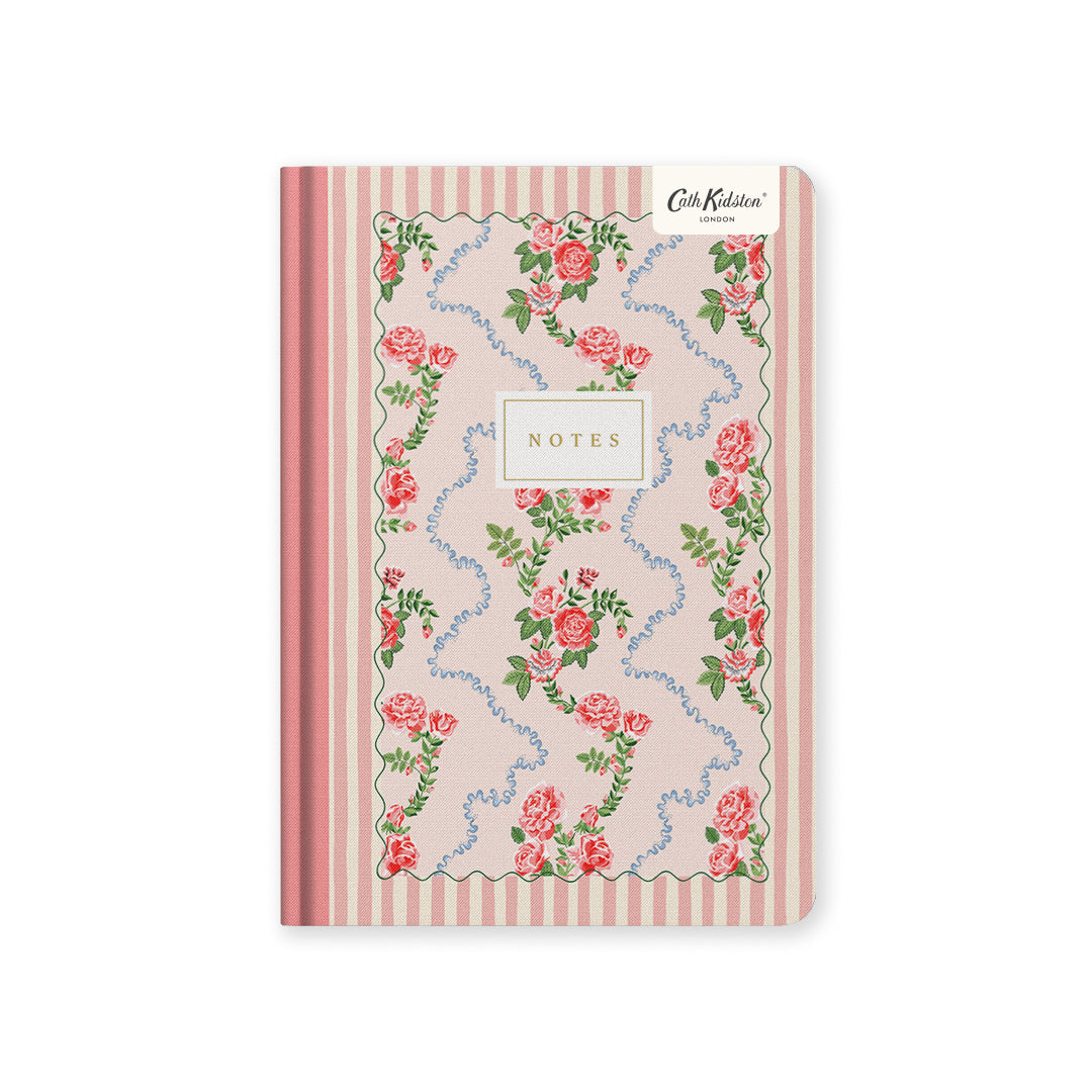 Rose Flutter Stripe | Premium Hardback