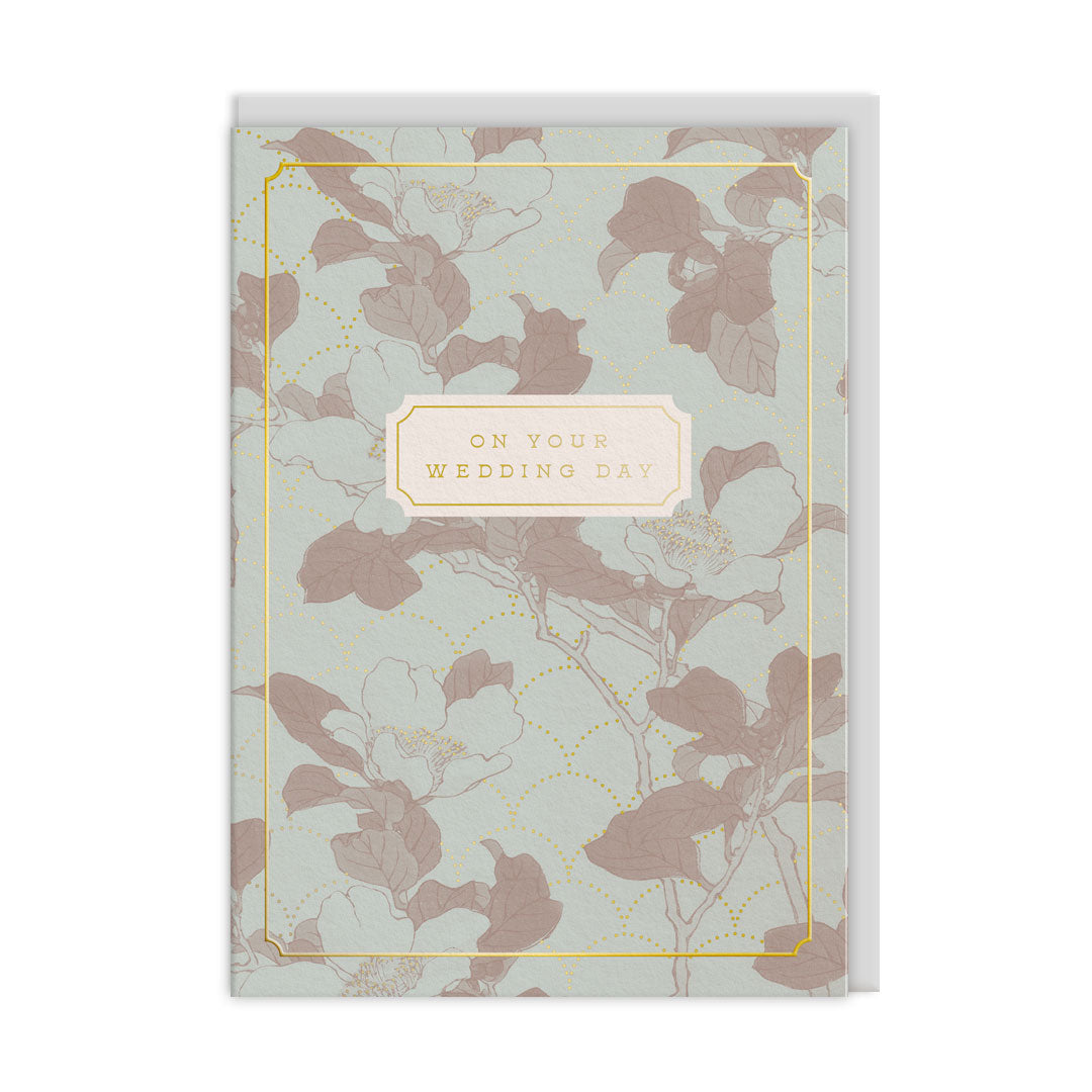 Wedding Tree Peony Greeting Card