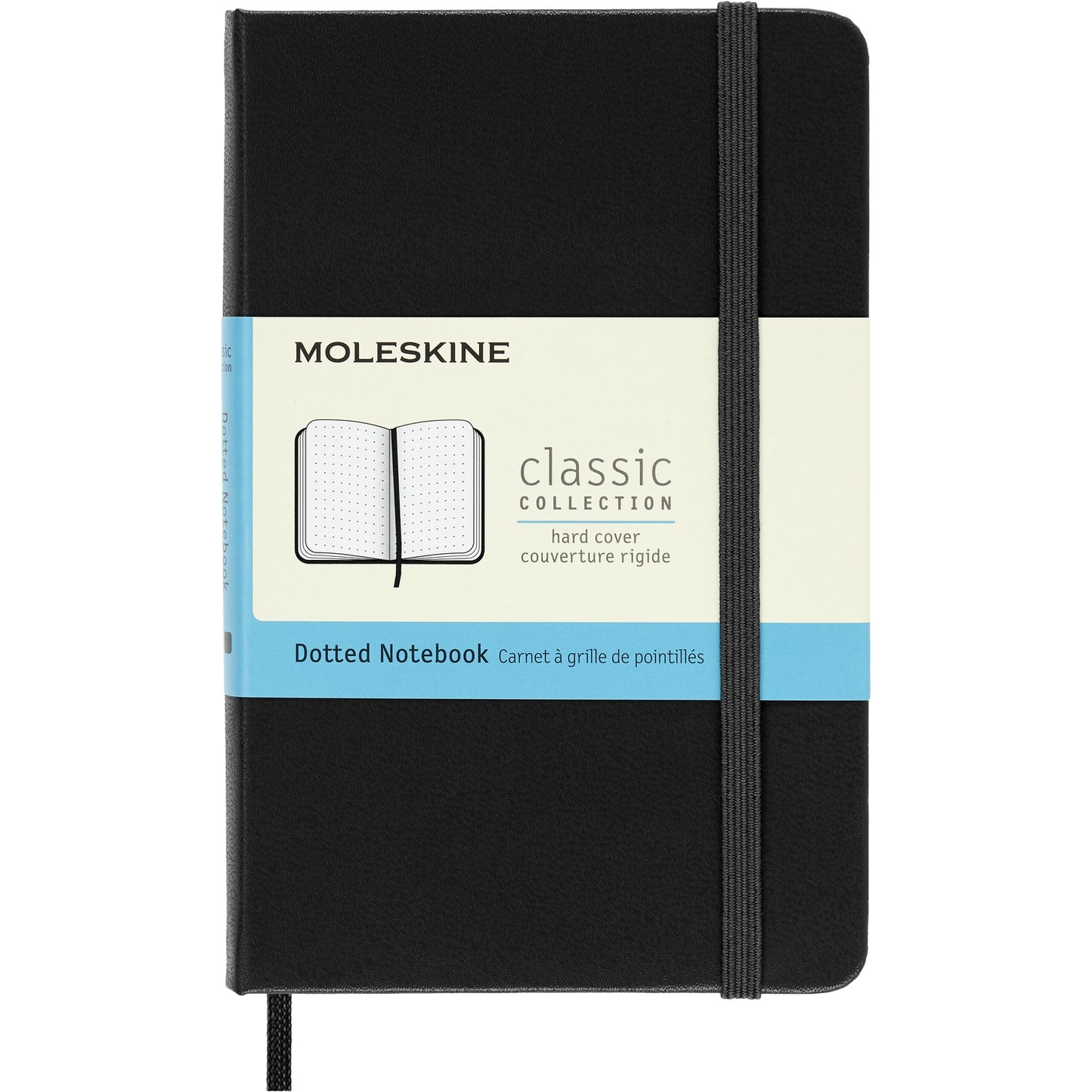 Moleskine Classic Notebook, Pocket, Dotted, Black,