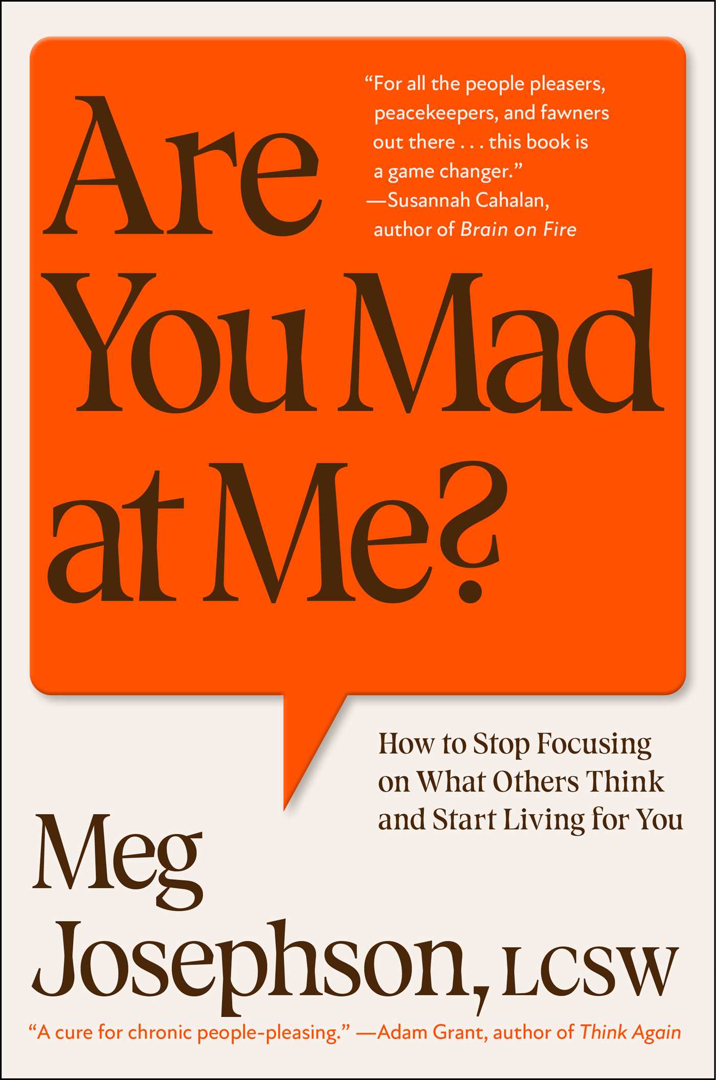 Are You Mad at Me?