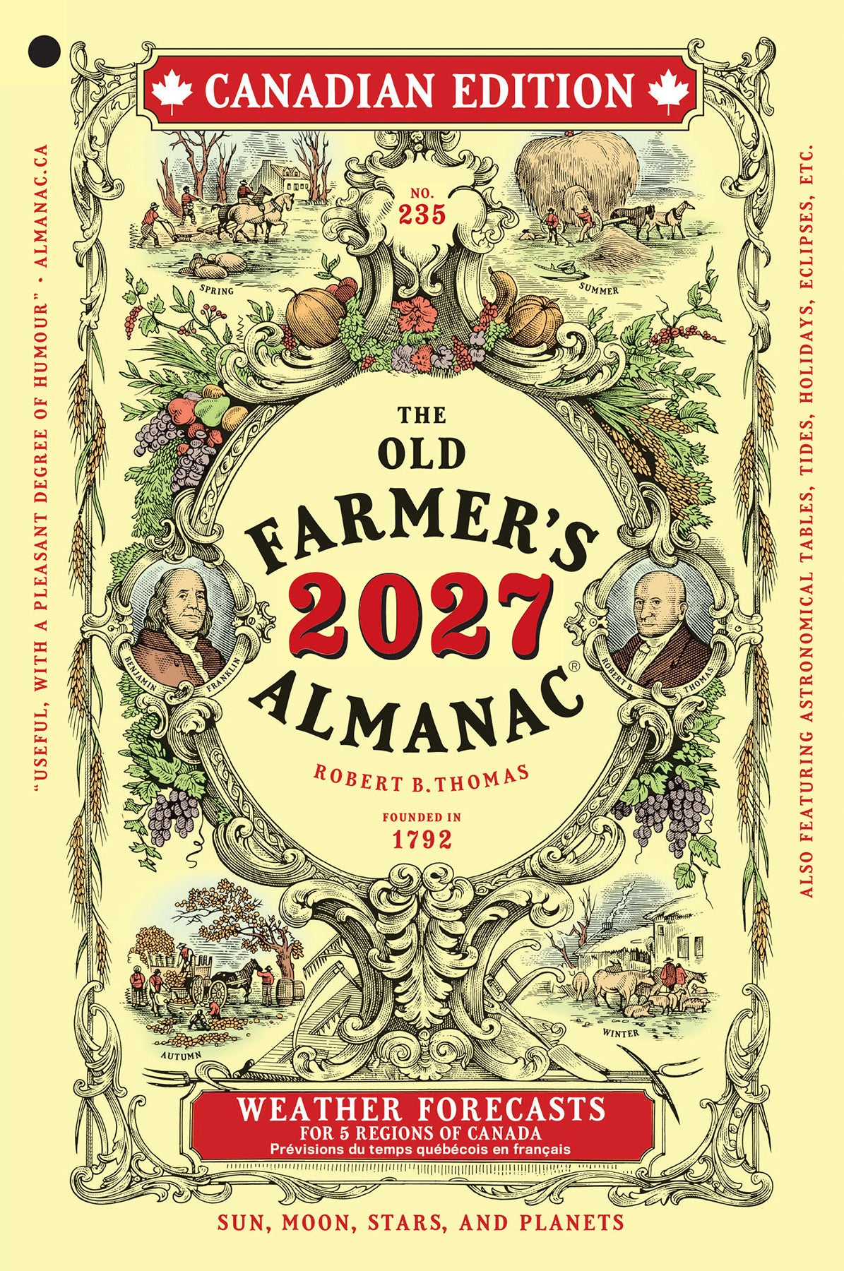 The Old Farmer's Almanac 2027 Canadian Edition