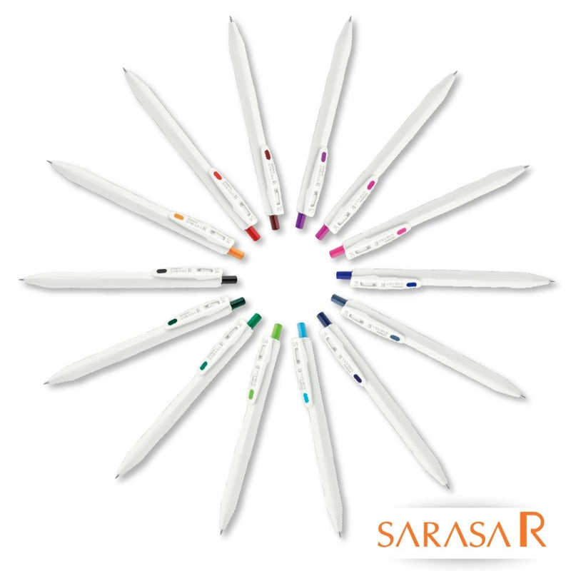 SARASA R Retractable Gel Pen, 0.4mm - Blue