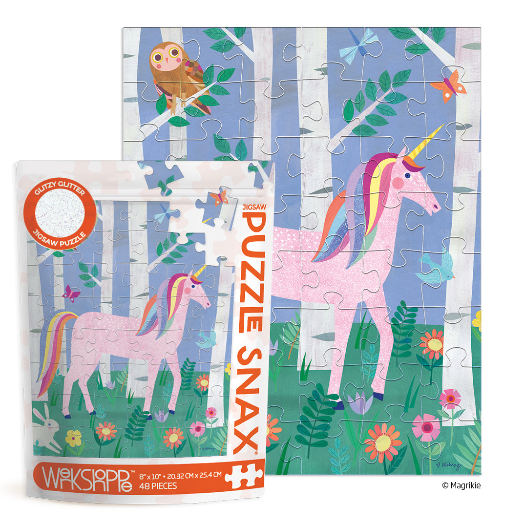 Unicorn Forest 48 Piece Puzzle Snax