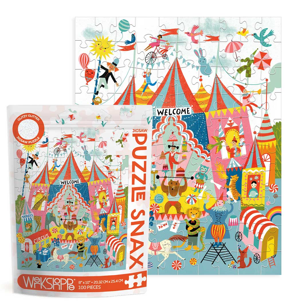 Colorful Circus 100 Pc Puzzle Snax