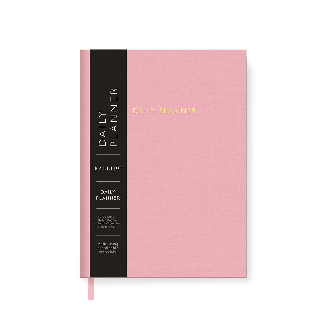 Pink Daily Planner | Fabric Daily Planner