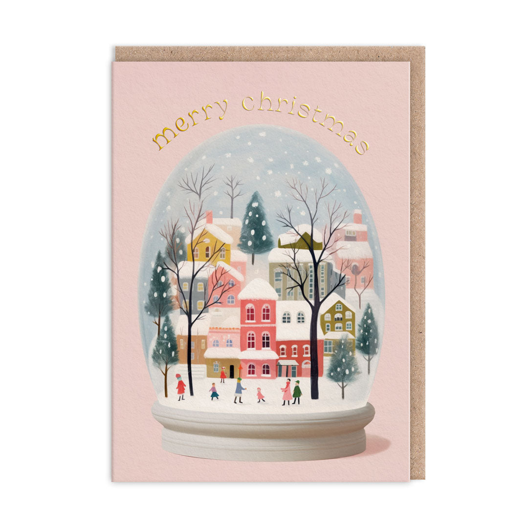 Merry Christmas Snowglobe | Greeting Card