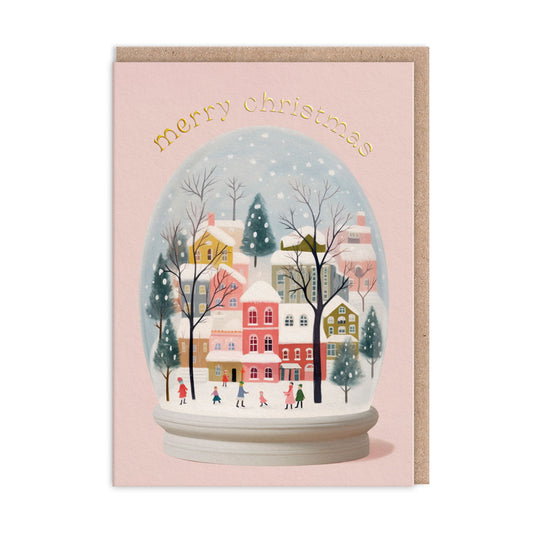 Merry Christmas Snowglobe | Greeting Card