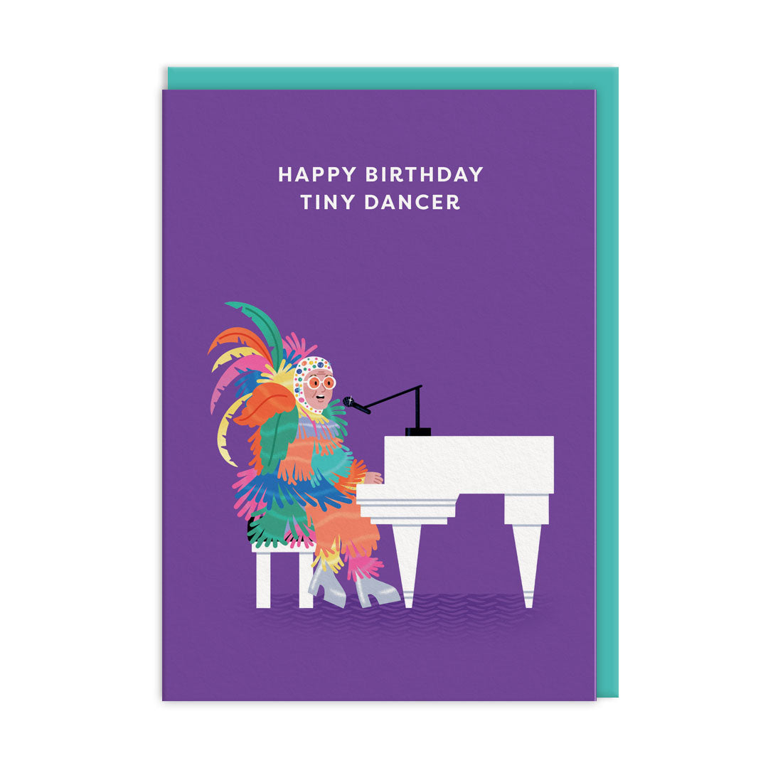 Elton John Greeting Card