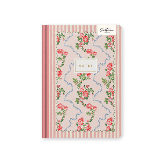 Rose Flutter Stripe | Premium Hardback