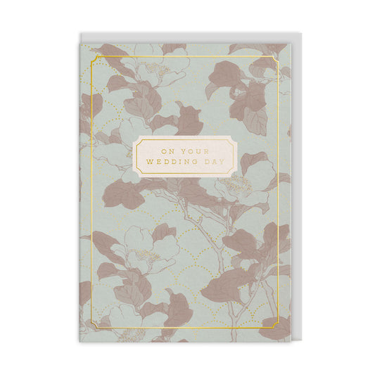 Wedding Tree Peony Greeting Card