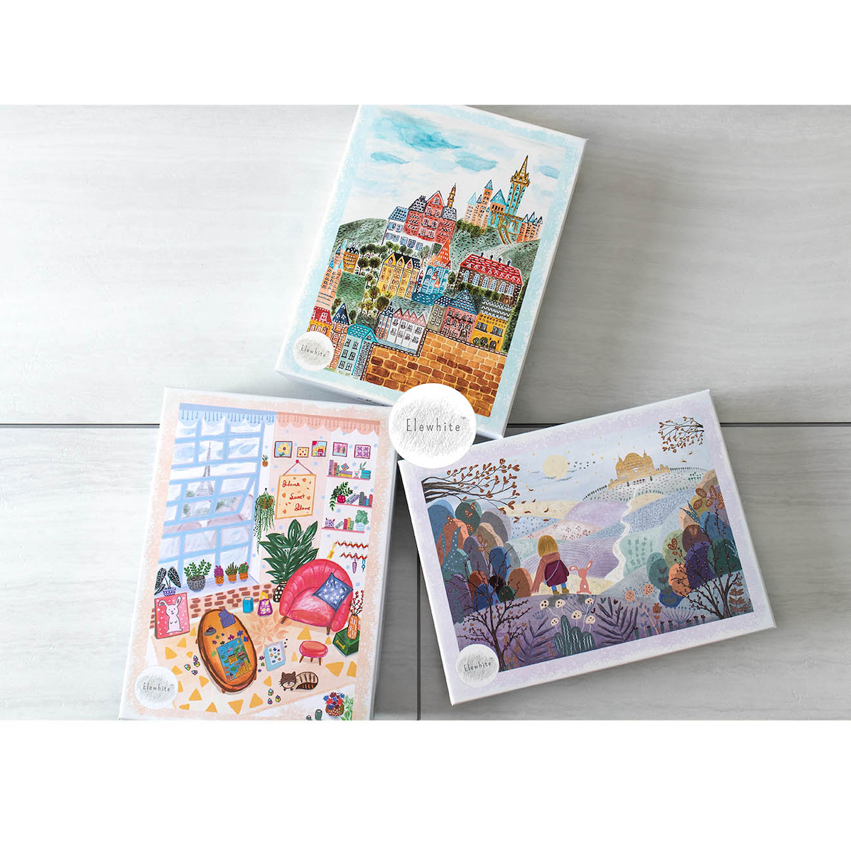 ELEWHITE Home Sweet Home Jigsaw Puzzles