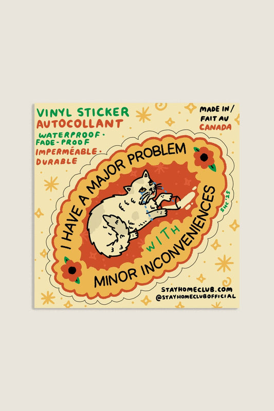 Major Problem Vinyl Sticker