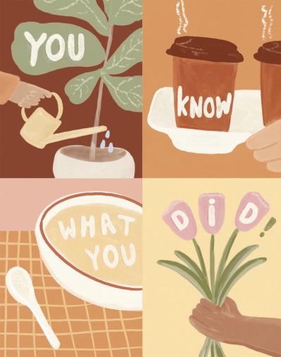 You Know What You Did Greeting Card