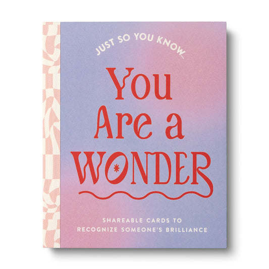 Just So You Know . . . You Are a Wonder