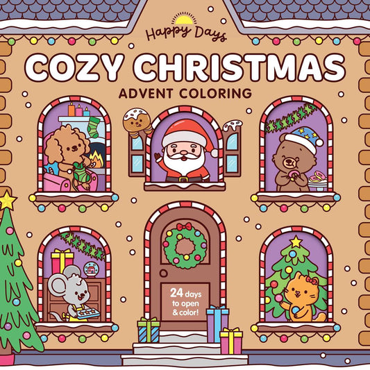 Cozy Christmas Advent Coloring Book
