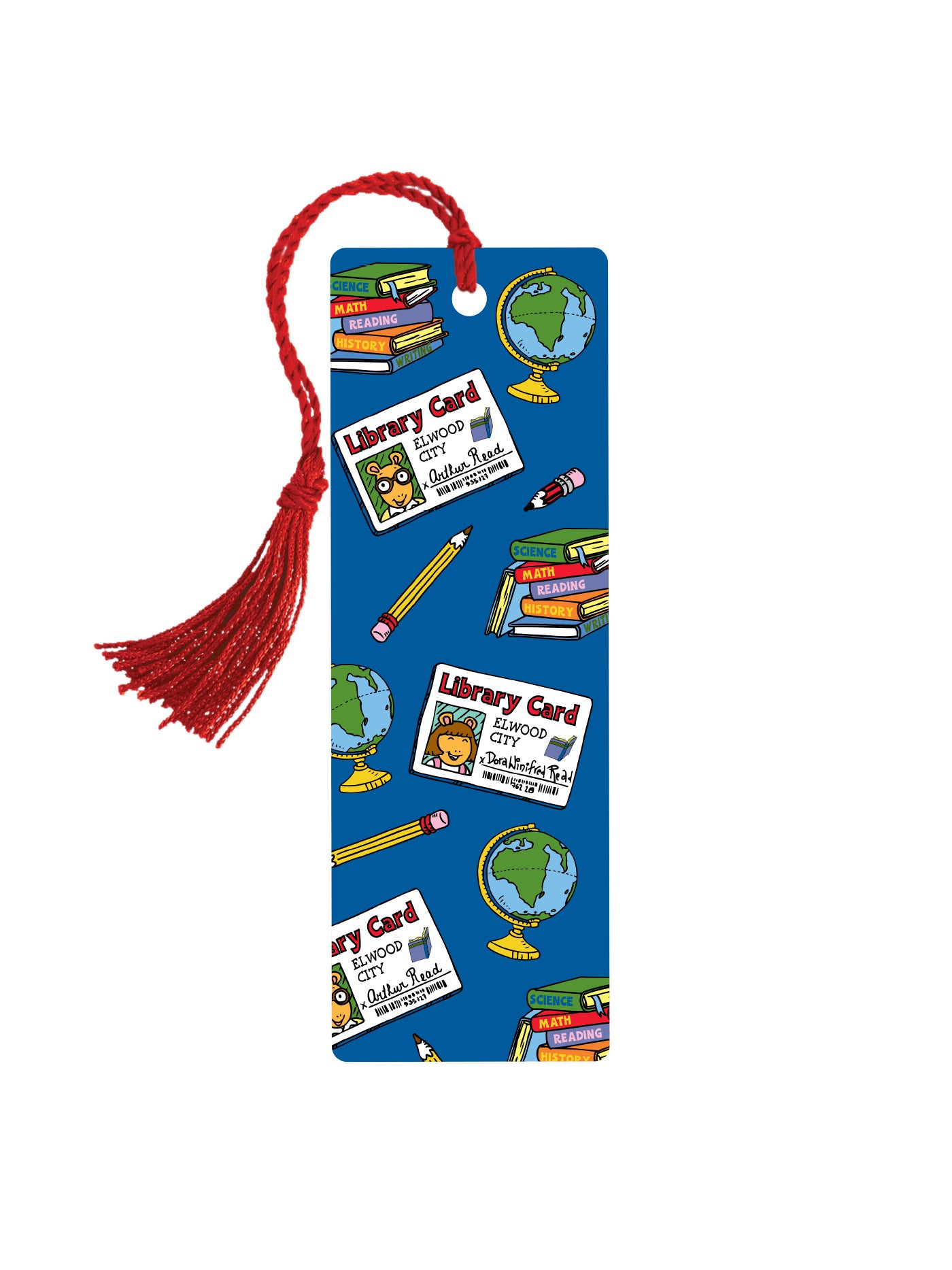 Arthur: Library Card Bookmark
