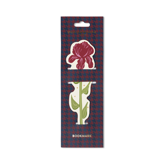 BOOKMARK FRAMED FLORAL- IRIS