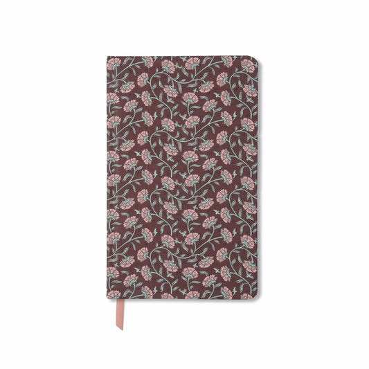 SOFT TOUCH JOURNAL - BURGUNDY VINTAGE FLORAL