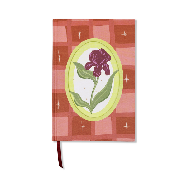FRAMED FLORAL JOURNAL- IRIS