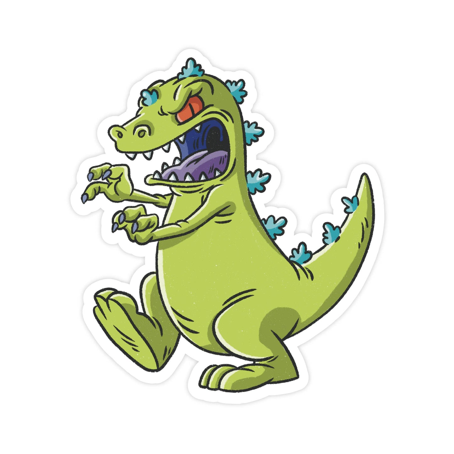 Dino - Retro 90's Rugrat Pop Culture Vinyl  Sticker