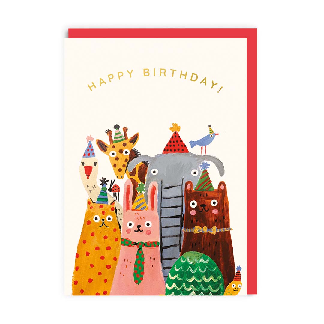 HBD Animals Greeting Card