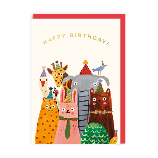 HBD Animals Greeting Card