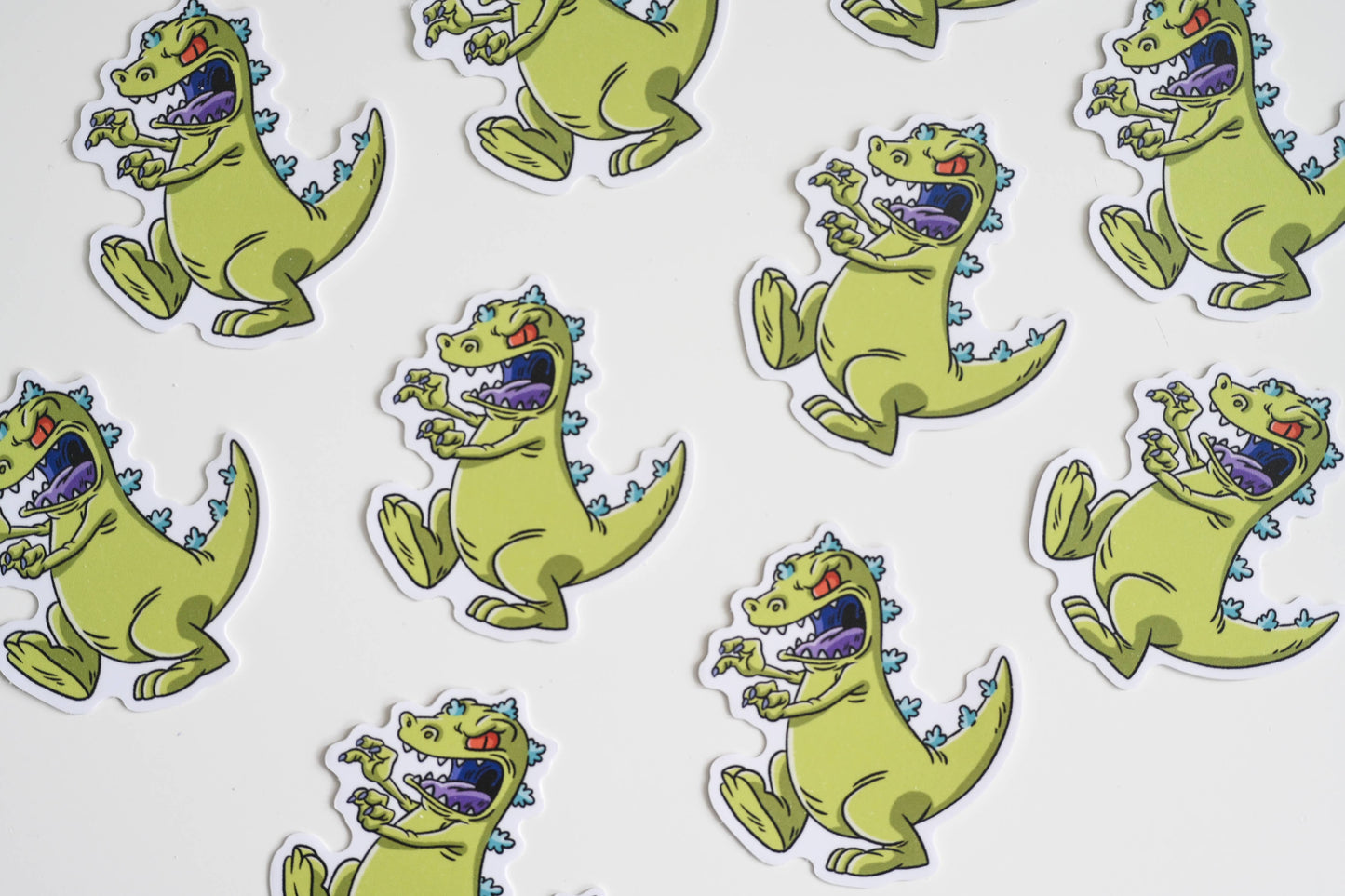 Dino - Retro 90's Rugrat Pop Culture Vinyl  Sticker