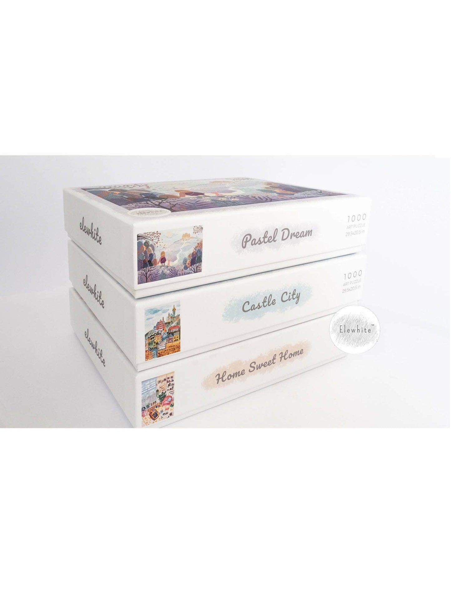 ELEWHITE Home Sweet Home Jigsaw Puzzles
