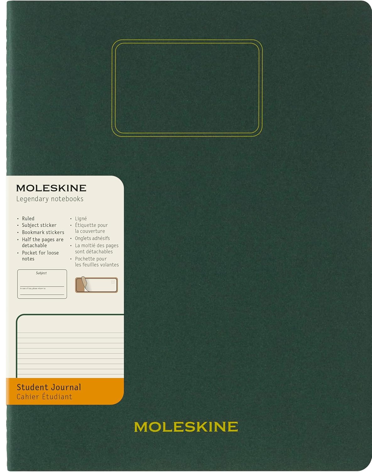 Student Journal, Ruled, Myrtle Green